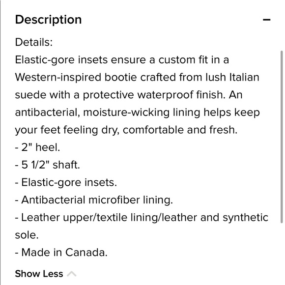 La Canadienne Prince Waterproof suede bootie - Picture 3 of 10